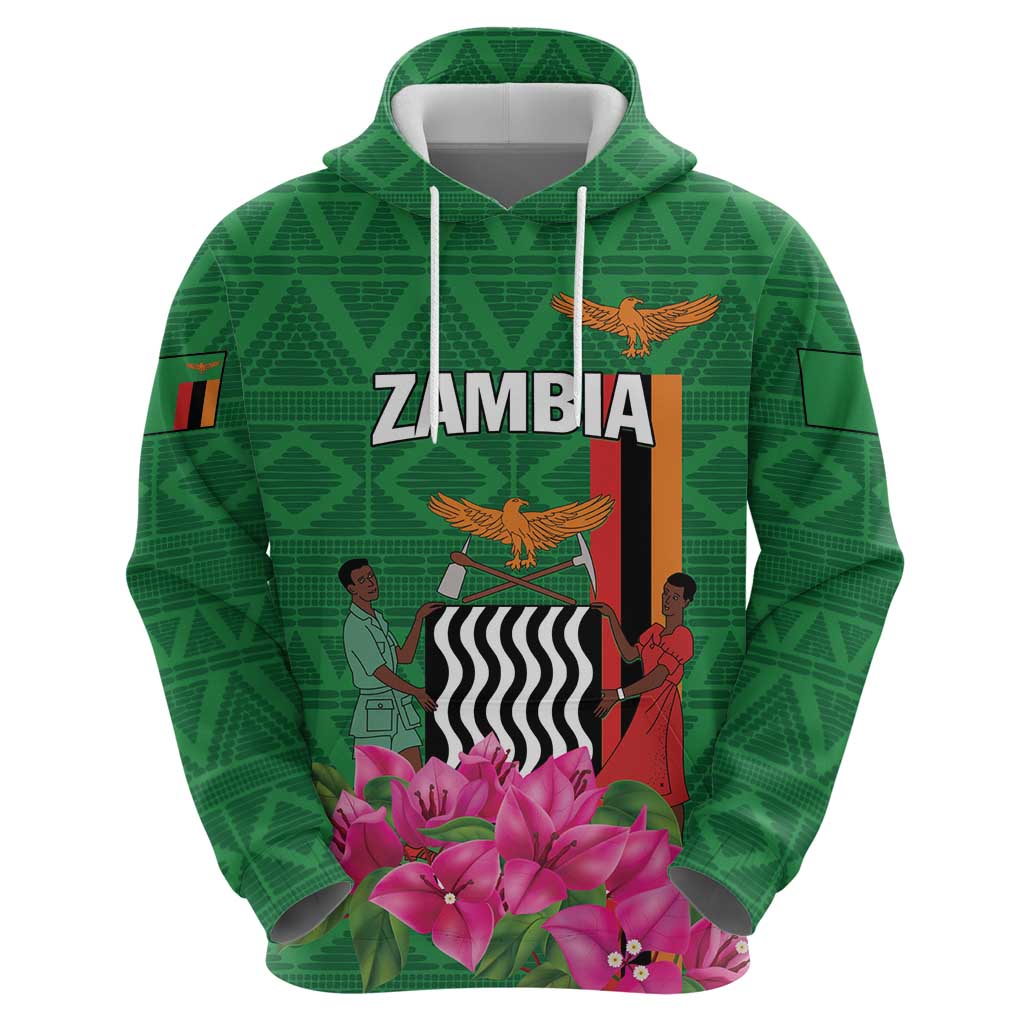 Personalized Zambia Hoodie Icitungu ca Zambia Bougainvillea LT01