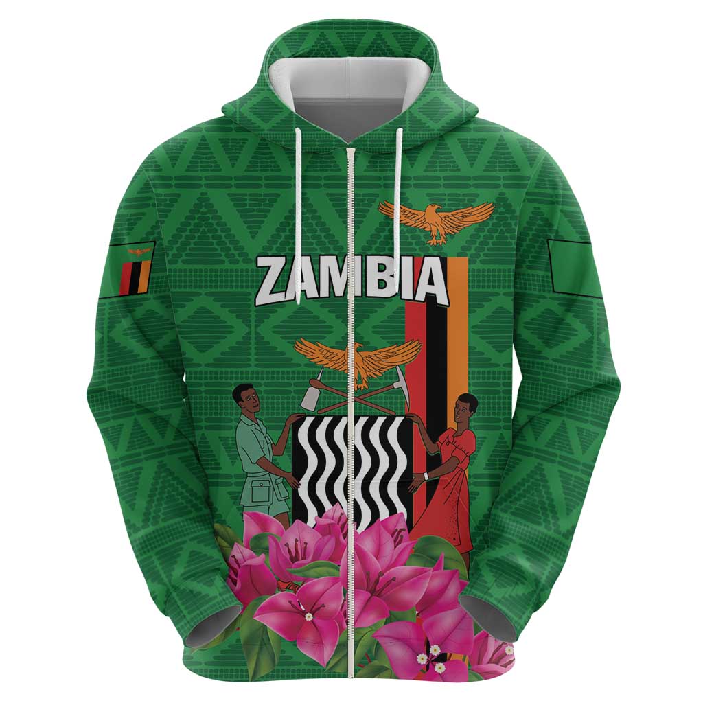 Personalized Zambia Hoodie Icitungu ca Zambia Bougainvillea LT01