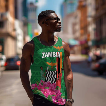 Personalized Icitungu ca Zambia Men Tank Top Africa Bougainvillea LT01
