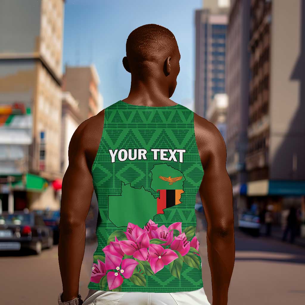 Personalized Icitungu ca Zambia Men Tank Top Africa Bougainvillea LT01