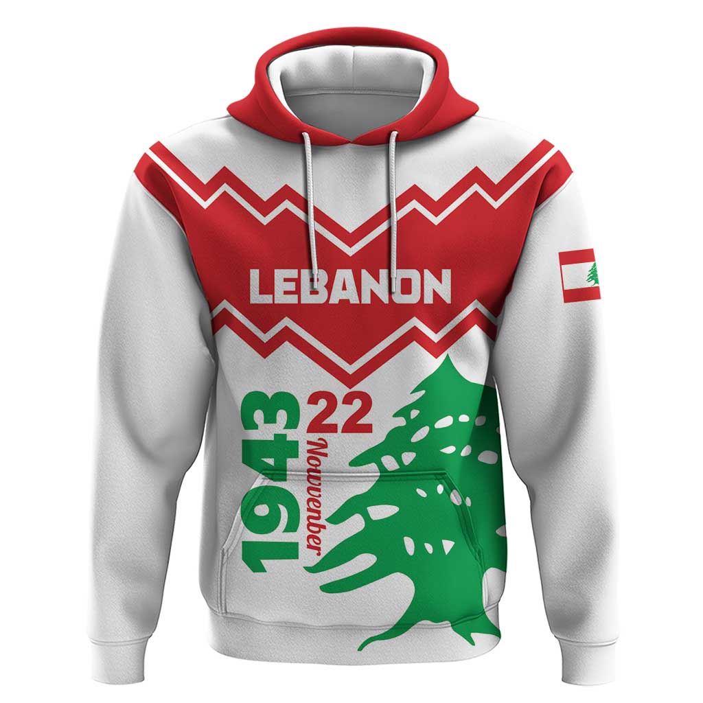 Personalized Lebanon Independence Day Hoodie Cedrus libani LT01