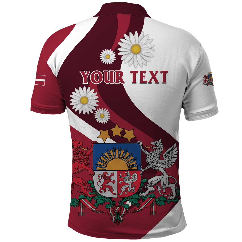 Personalized Latvia Polo Shirt Dievs sveti Latviju LT01