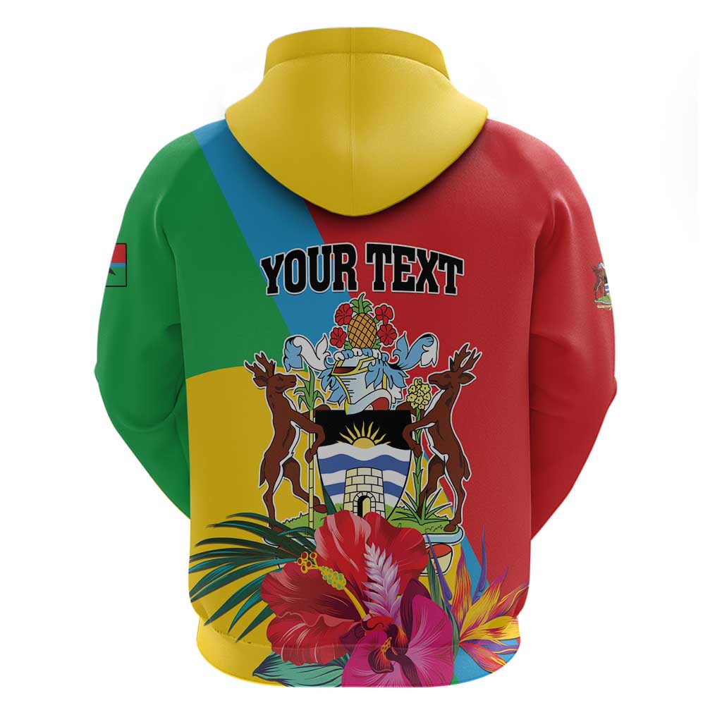 Personalised Barbuda Hoodie Frigate Bird Tropical Style LT01