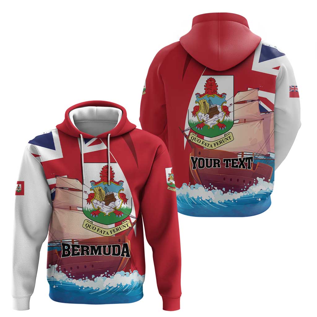Personalised Bermuda Hoodie Quo Fata Ferunt LT01