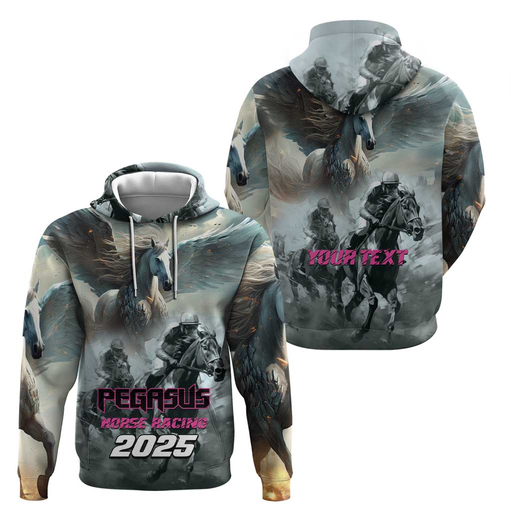 Personalized Pegasus Horse Racing 2025 Hoodie Soar to Victory LT01