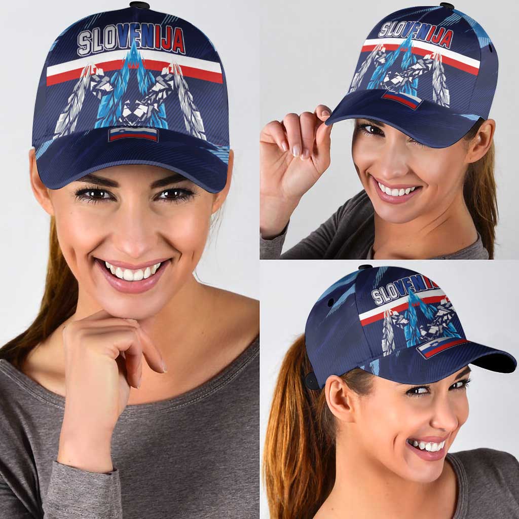 Slovenia Sport Fan Jersey Classic Cap Broken Ice Style Patterns LT03