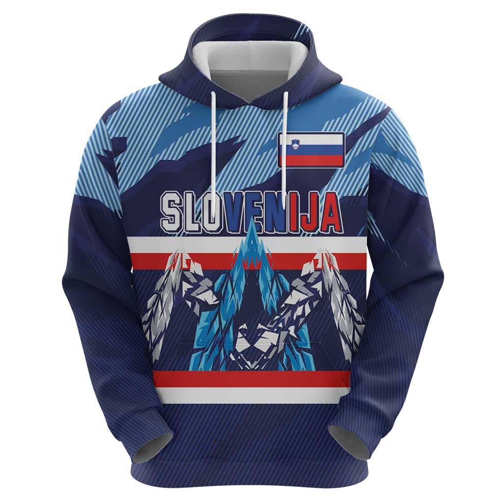 Custom Slovenia Sport Fan Jersey Hoodie Broken Ice Style Patterns LT03