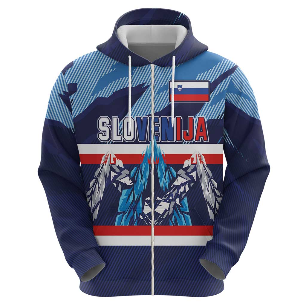 Custom Slovenia Sport Fan Jersey Hoodie Broken Ice Style Patterns LT03