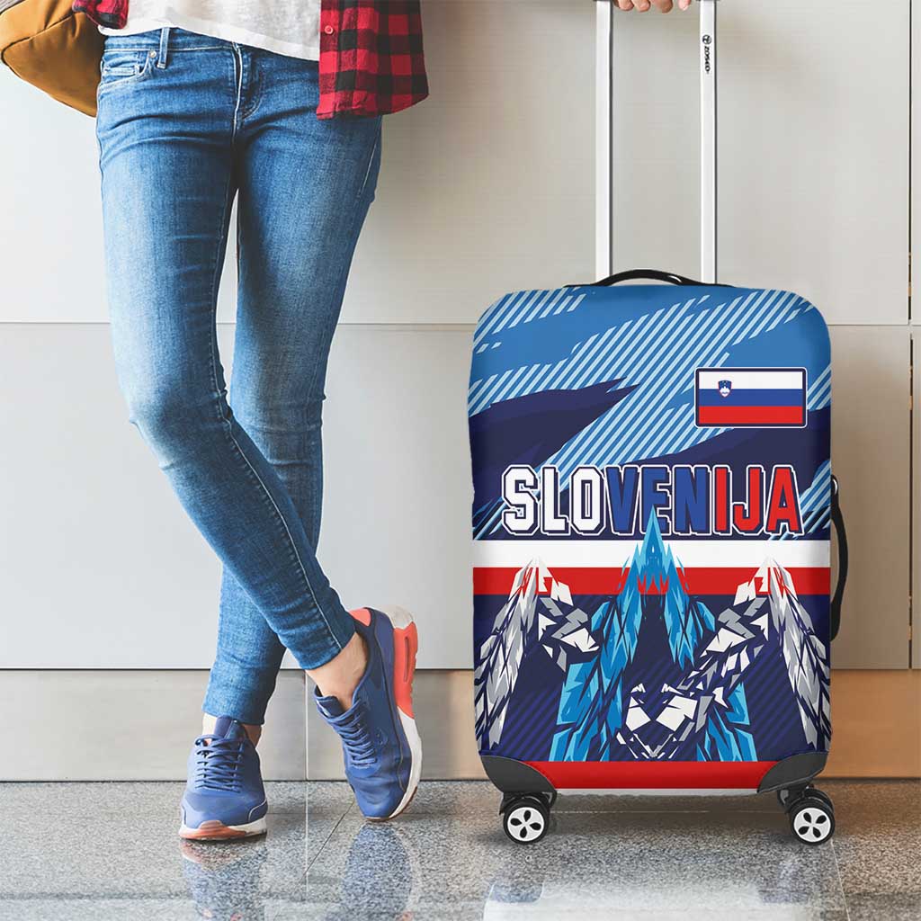 Slovenia Sport Fan Jersey Luggage Cover Broken Ice Style Patterns LT03