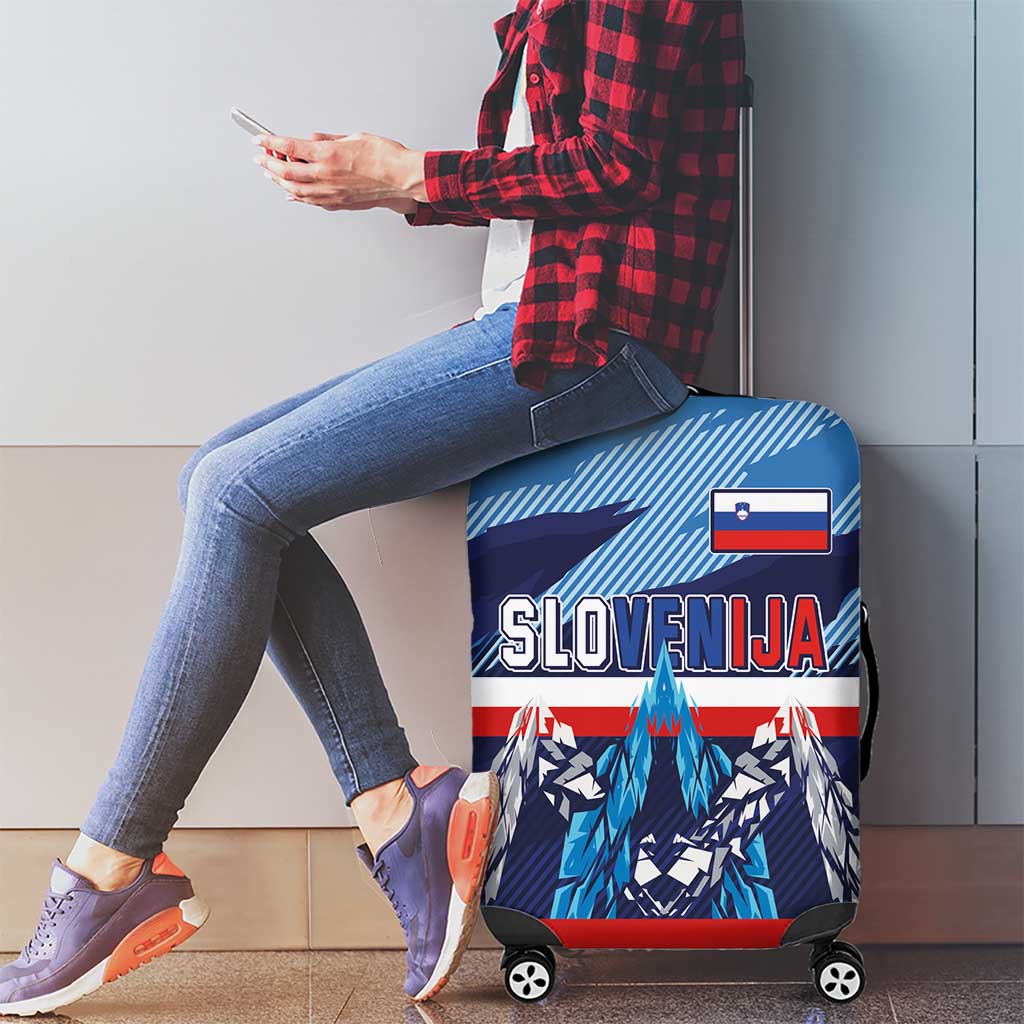 Slovenia Sport Fan Jersey Luggage Cover Broken Ice Style Patterns LT03