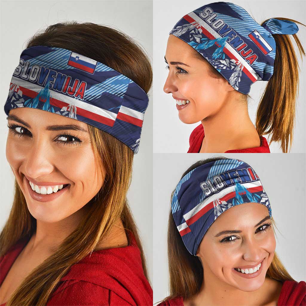 Slovenia Sport Fan Jersey Neck Gaiter Broken Ice Style Patterns LT03