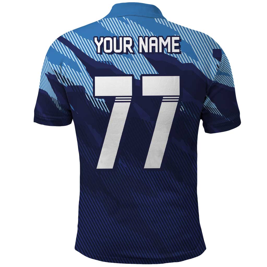 Custom Slovenia Sport Fan Jersey Polo Shirt Broken Ice Style Patterns LT03