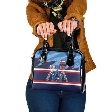 Slovenia Sport Fan Jersey Shoulder Handbag Broken Ice Style Patterns LT03