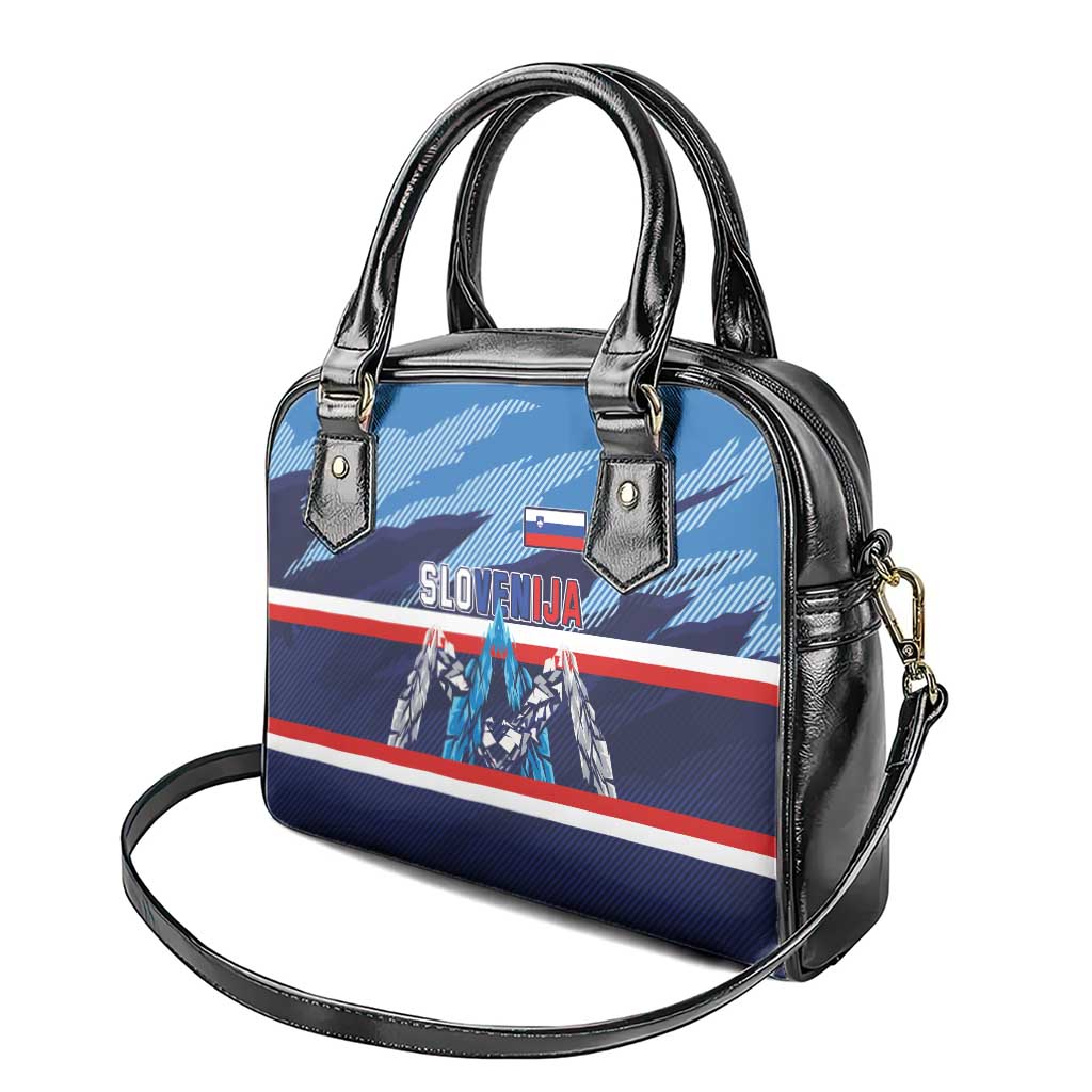 Slovenia Sport Fan Jersey Shoulder Handbag Broken Ice Style Patterns LT03