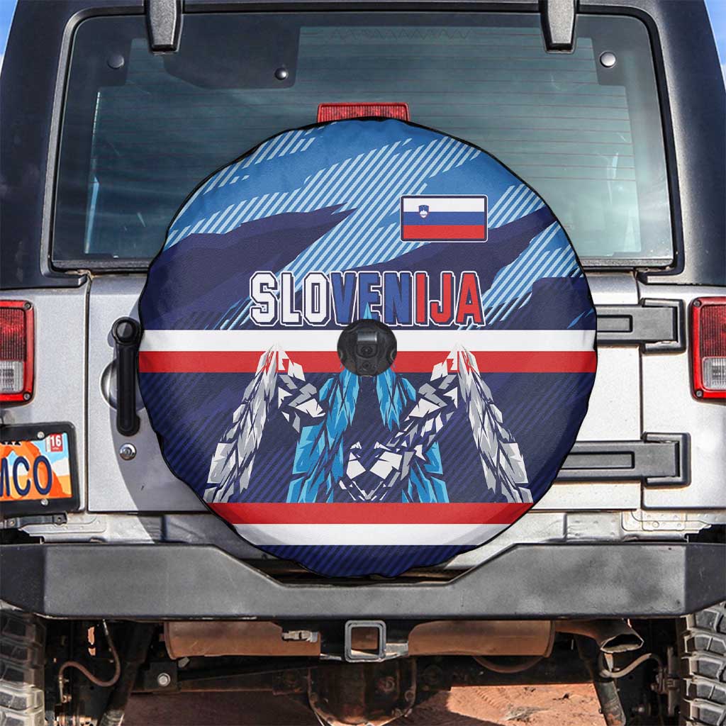 Slovenia Sport Fan Jersey Spare Tire Cover Broken Ice Style Patterns LT03