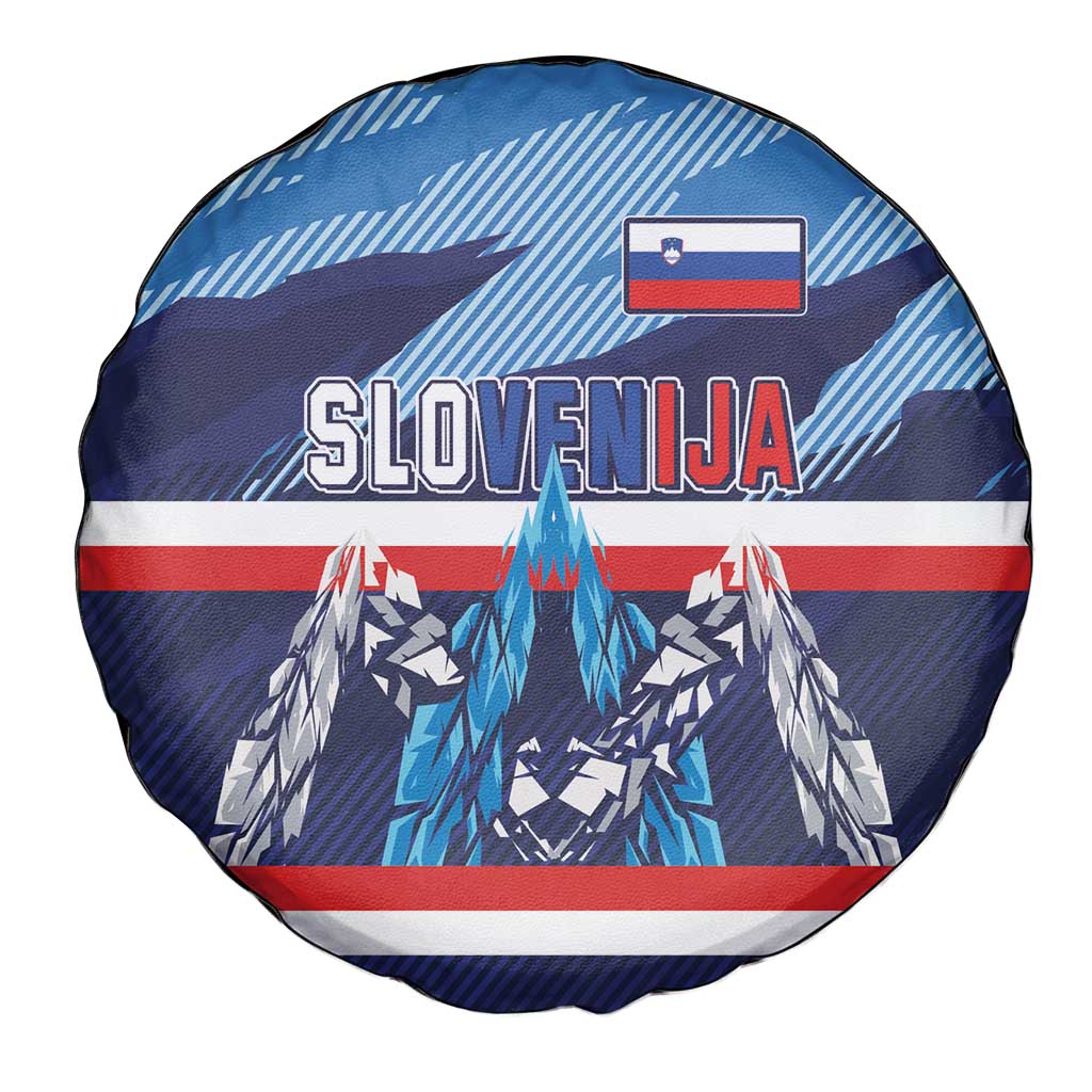 Slovenia Sport Fan Jersey Spare Tire Cover Broken Ice Style Patterns LT03