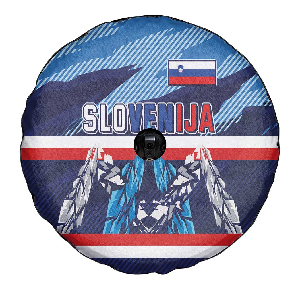 Slovenia Sport Fan Jersey Spare Tire Cover Broken Ice Style Patterns LT03