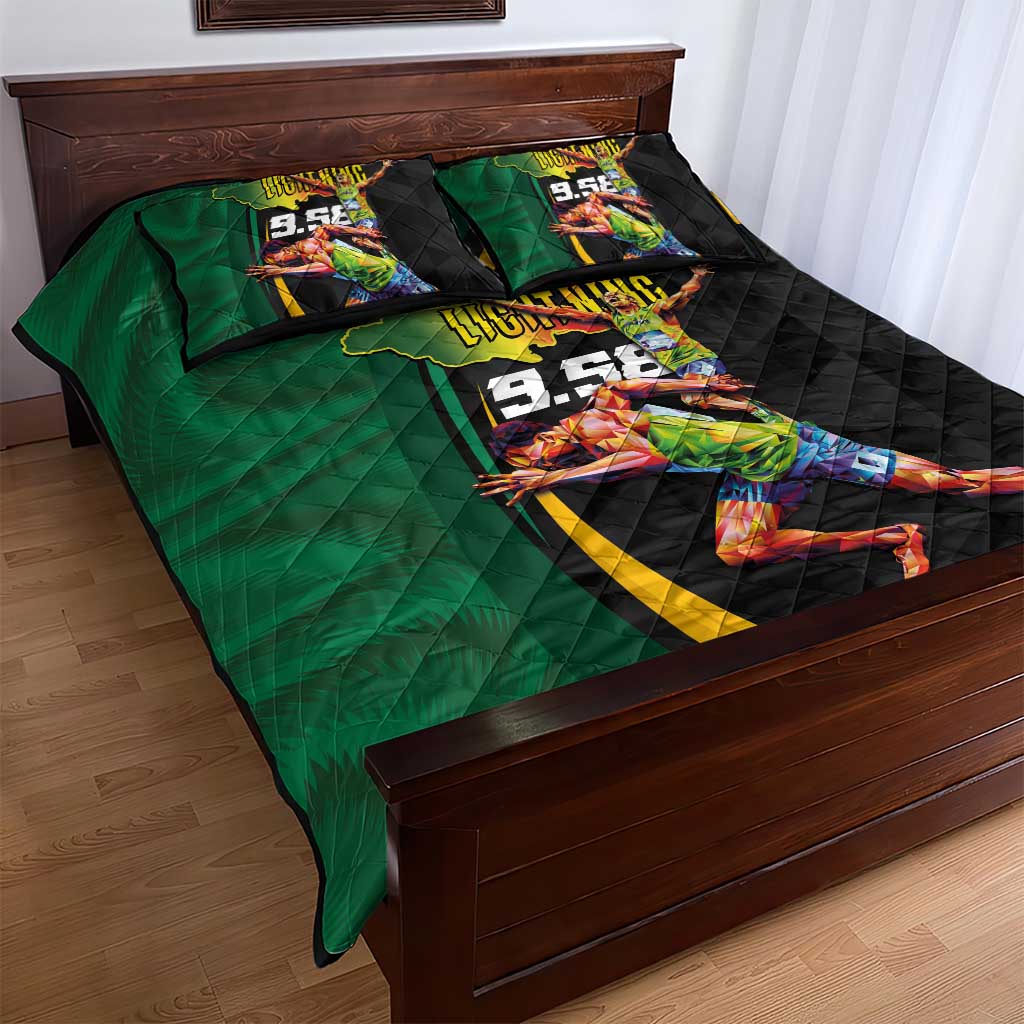 Proud of Jamaican Quilt Bed Set Faster Than Lightning-9.58 Seconds LT03