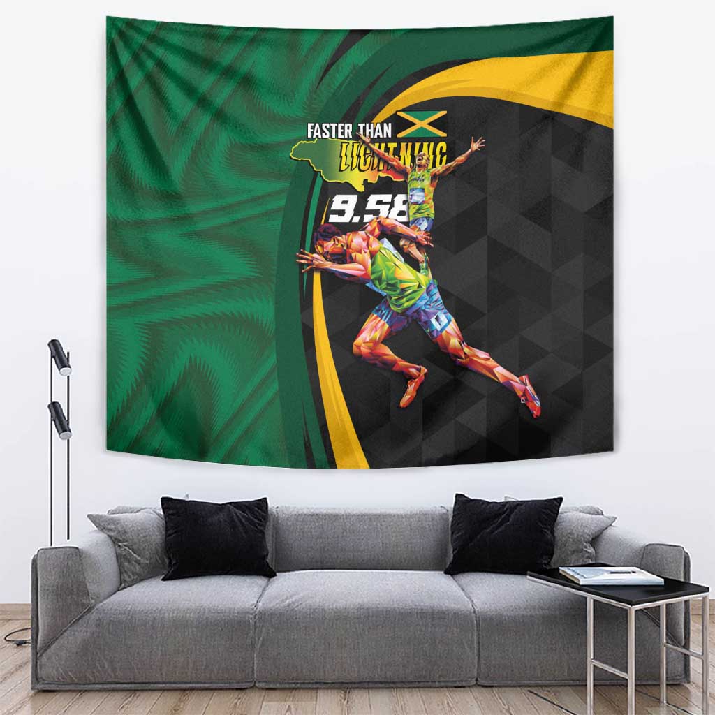 Proud of Jamaican Tapestry Faster Than Lightning-9.58 Seconds LT03