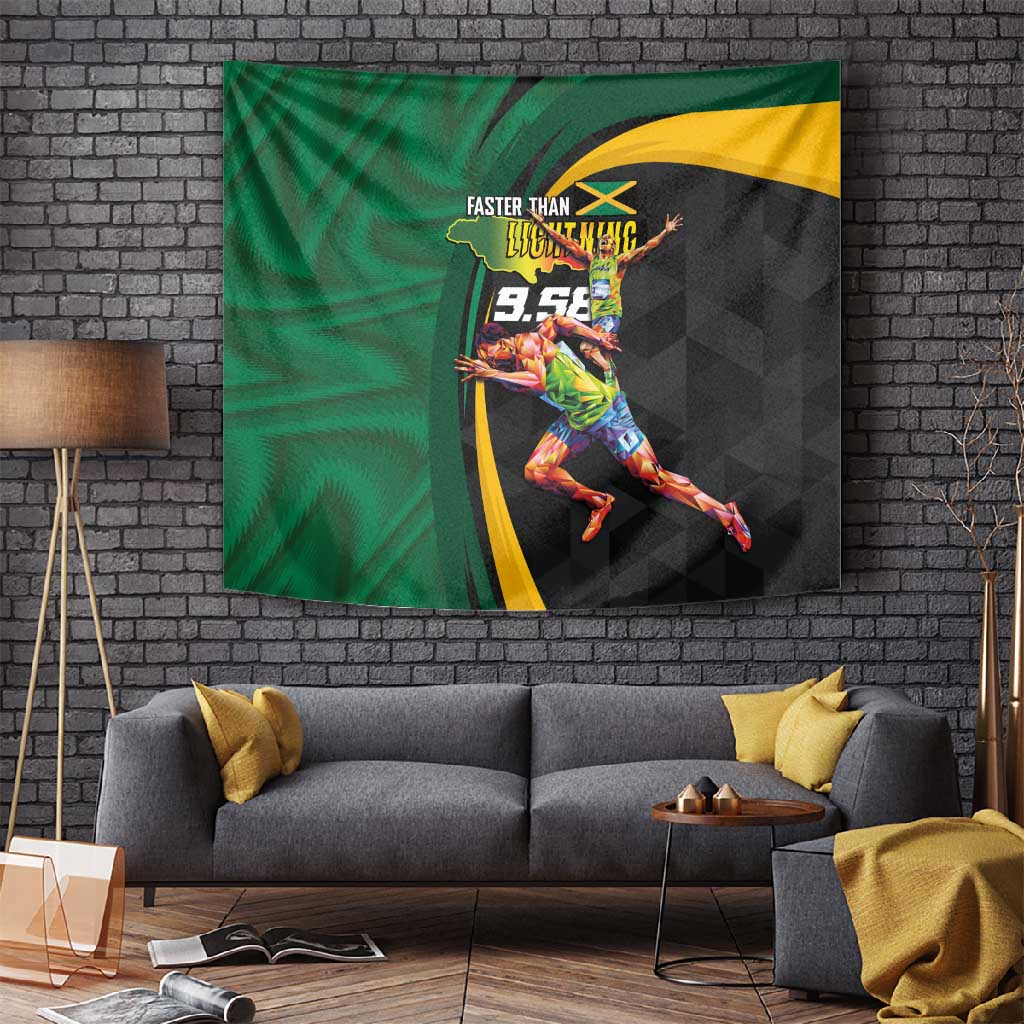 Proud of Jamaican Tapestry Faster Than Lightning-9.58 Seconds LT03
