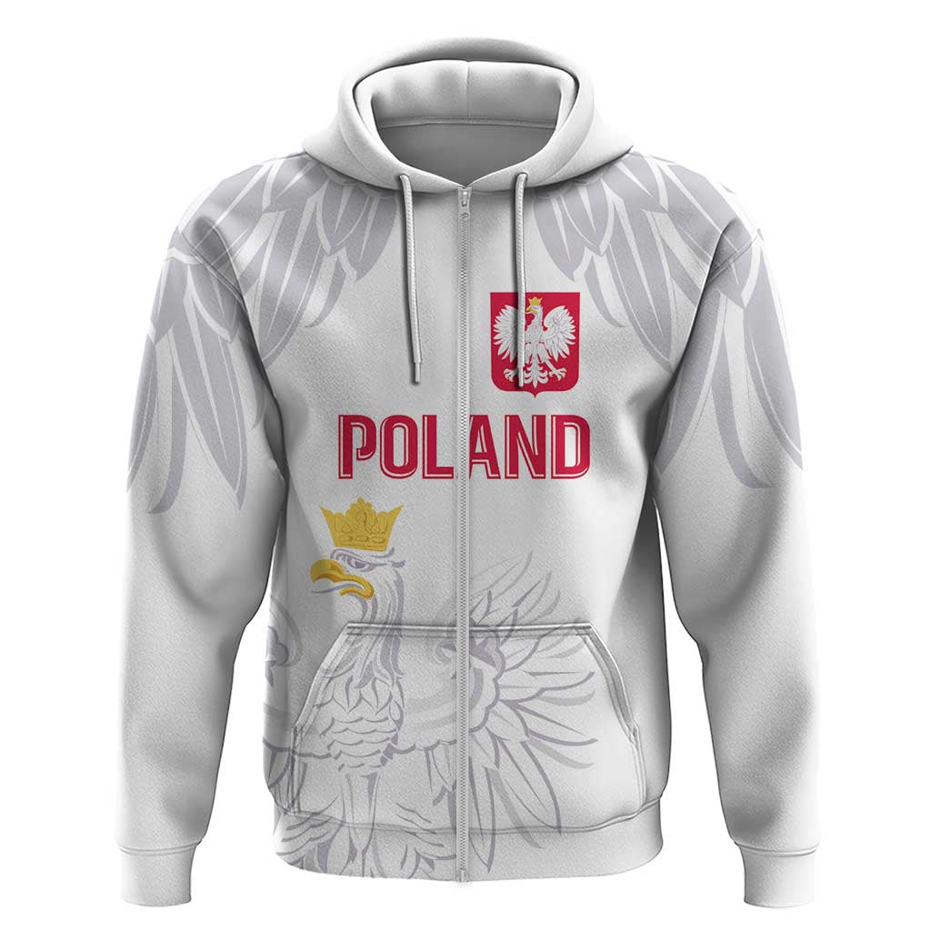 Custom Polish Football Jersey Hoodie Polska Eagle Athletic Soccer LT03