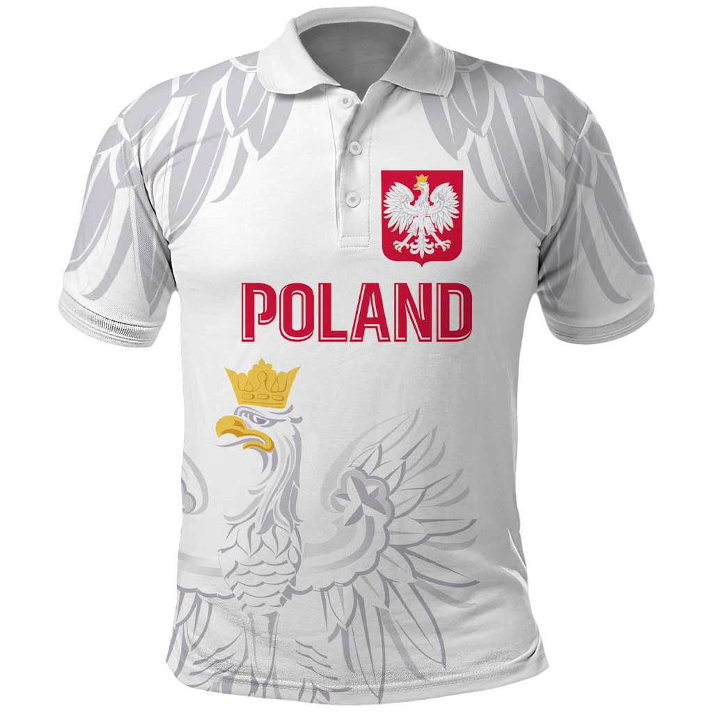 Custom Polish Football Jersey Polo Shirt Polska Eagle Athletic Soccer LT03