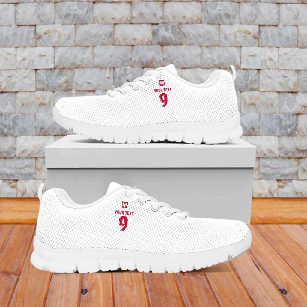 Custom Polish Football Jersey Sneakers Polska Eagle Athletic Soccer LT03