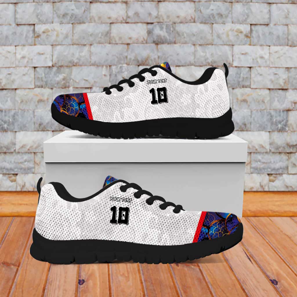 Custom Japan Football Sneakers Seigaiha and Sun LT03