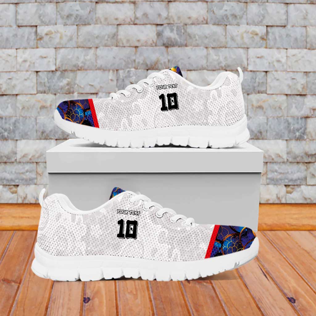 Custom Japan Football Sneakers Seigaiha and Sun LT03