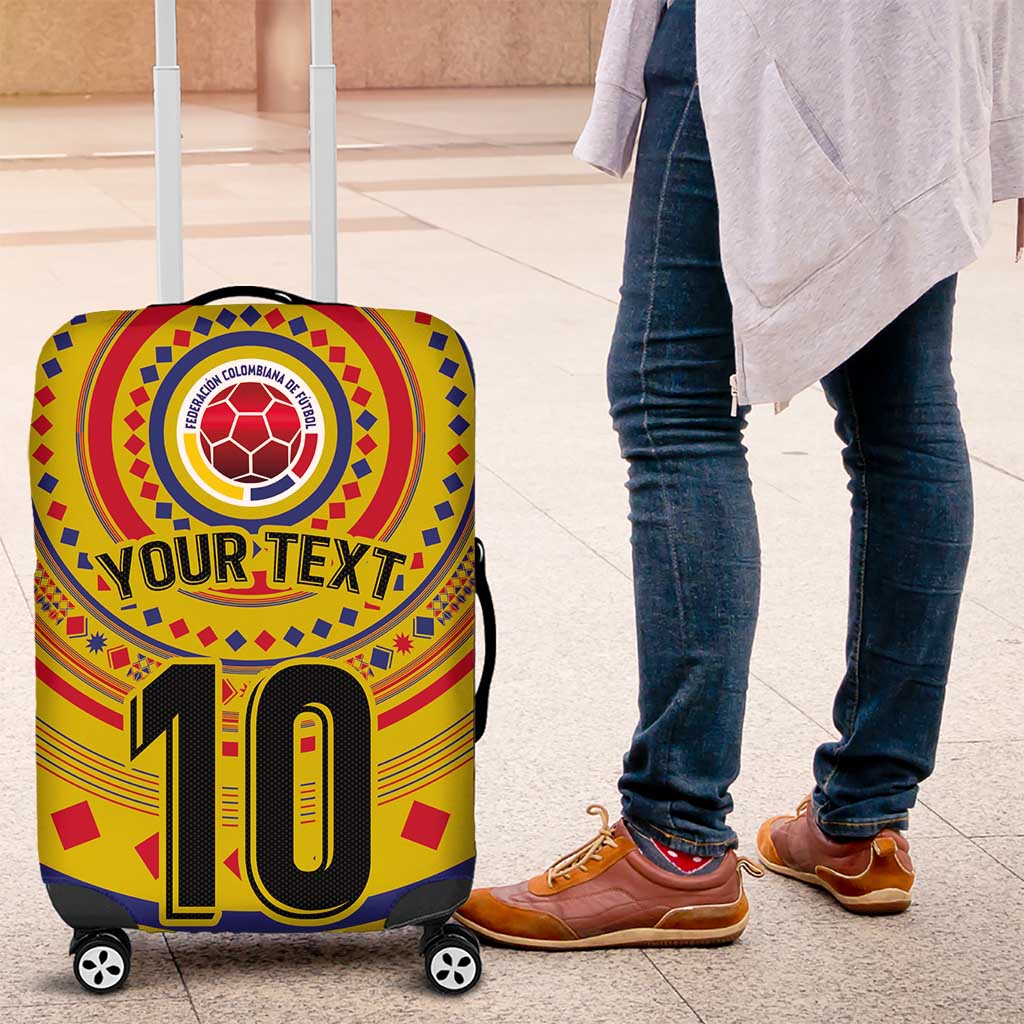 Custom Colombia Football Luggage Cover Sporty Vueltiao Hat LT03