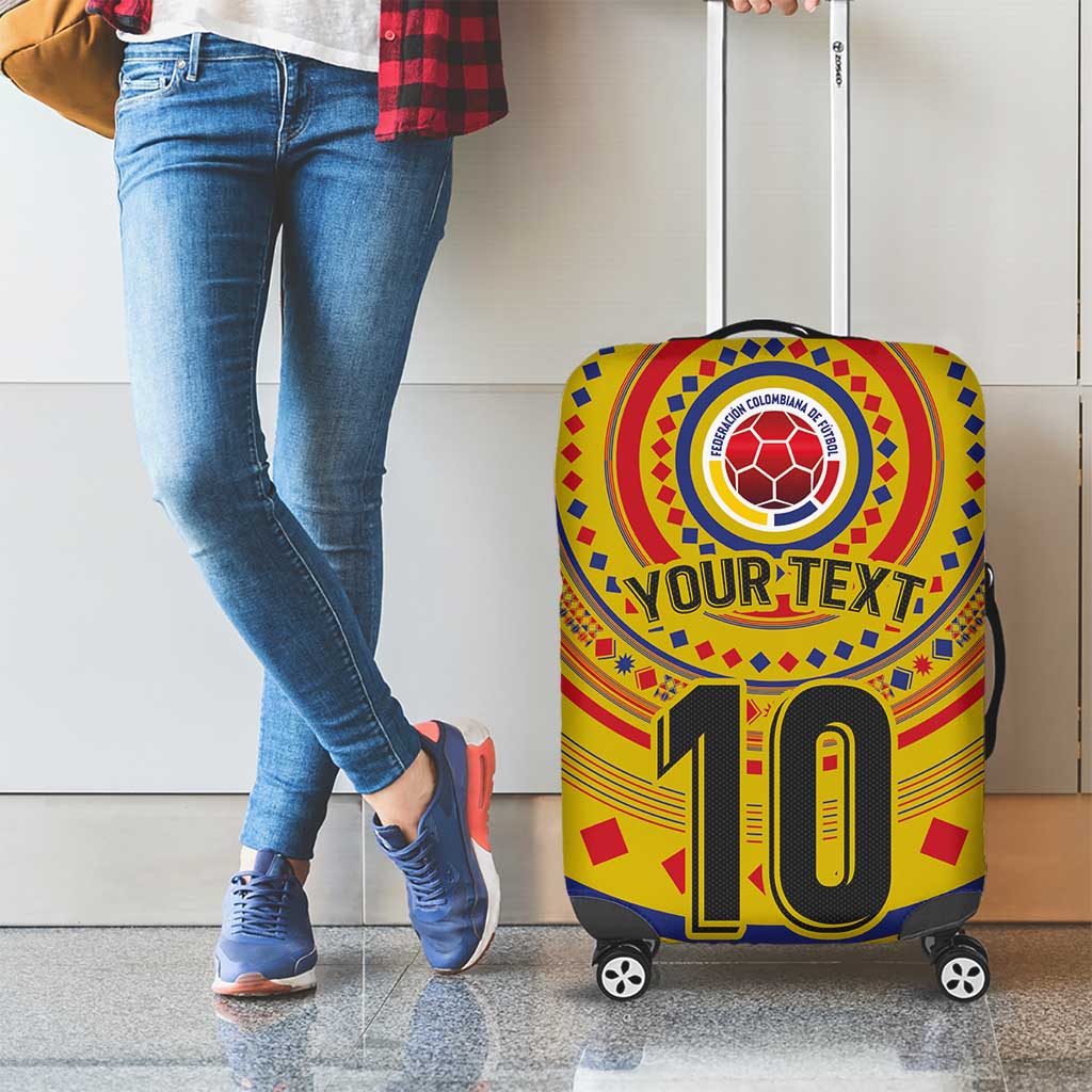 Custom Colombia Football Luggage Cover Sporty Vueltiao Hat LT03