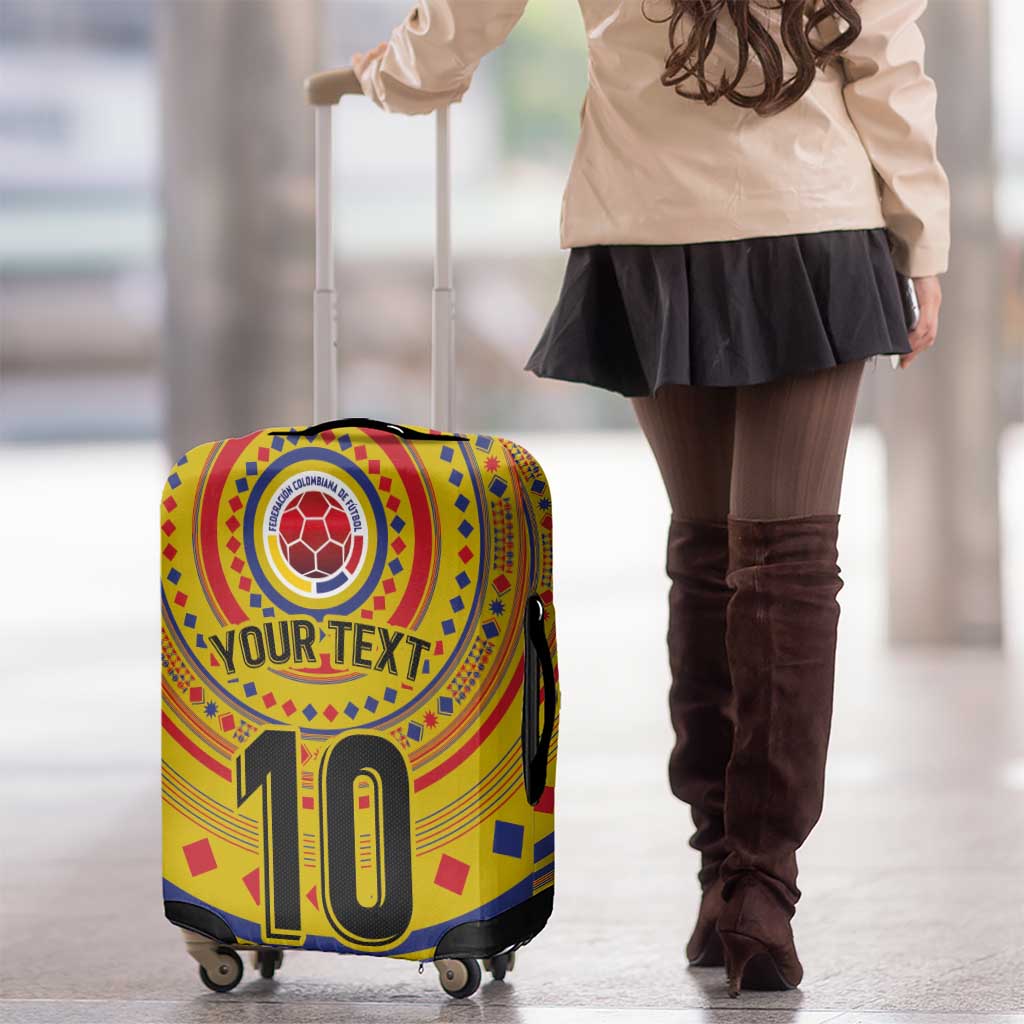 Custom Colombia Football Luggage Cover Sporty Vueltiao Hat LT03