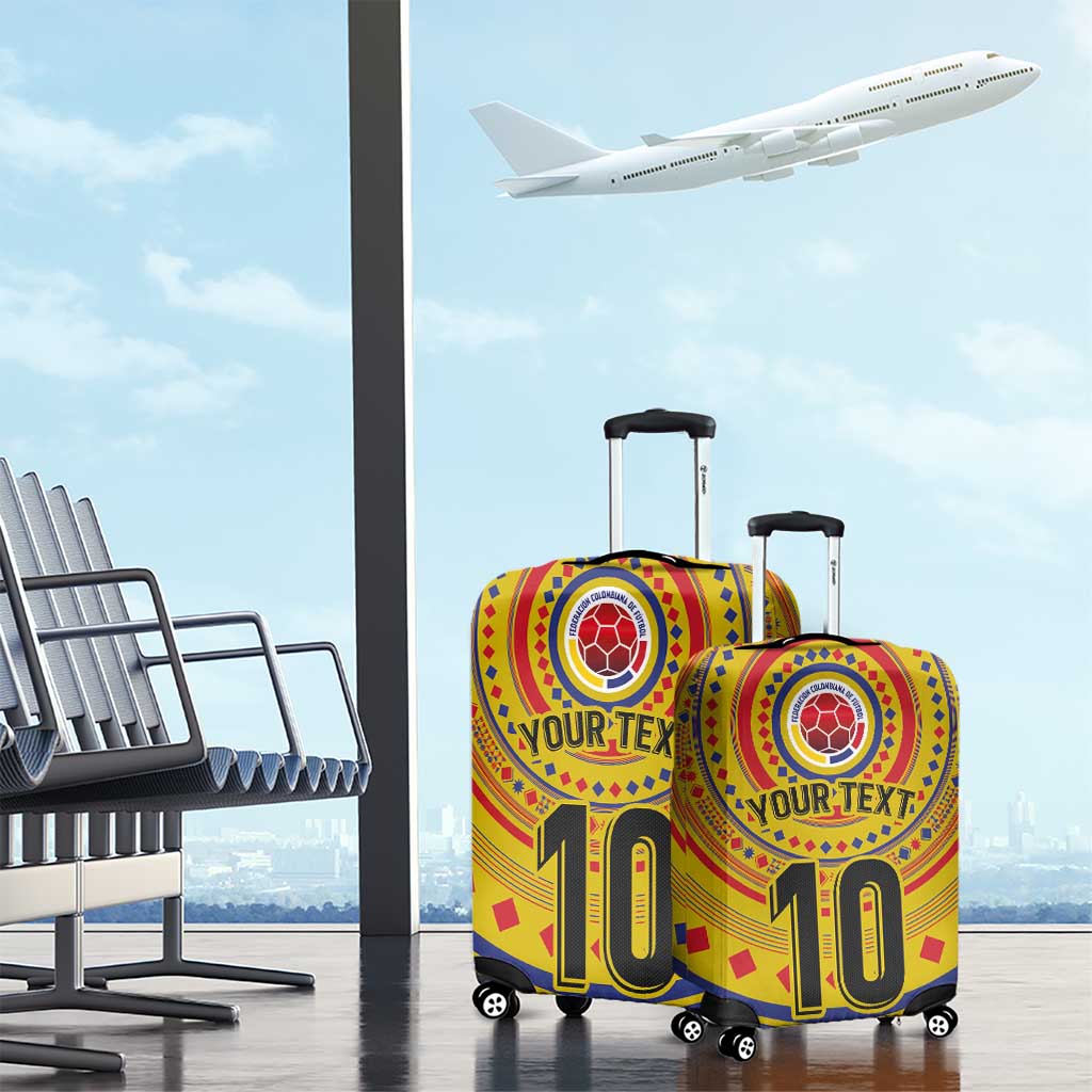 Custom Colombia Football Luggage Cover Sporty Vueltiao Hat LT03