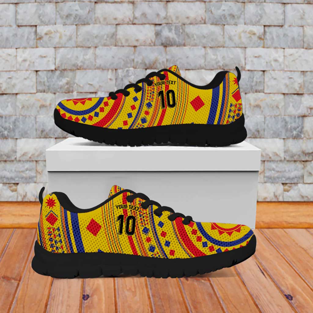 Custom Colombia Football Sneakers Sporty Vueltiao Hat LT03
