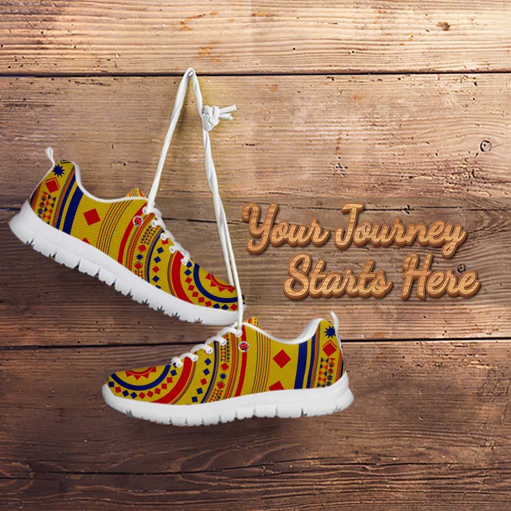 Custom Colombia Football Sneakers Sporty Vueltiao Hat LT03
