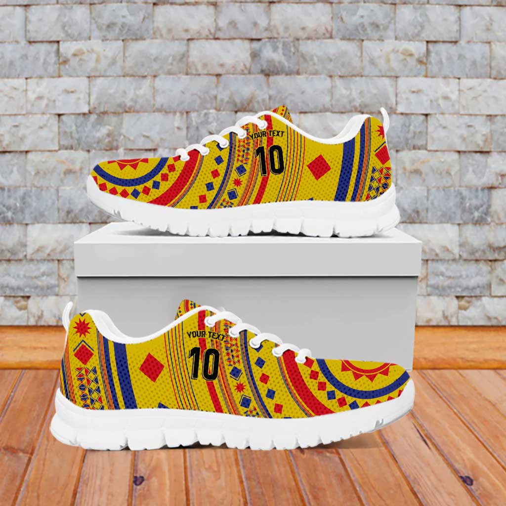 Custom Colombia Football Sneakers Sporty Vueltiao Hat LT03