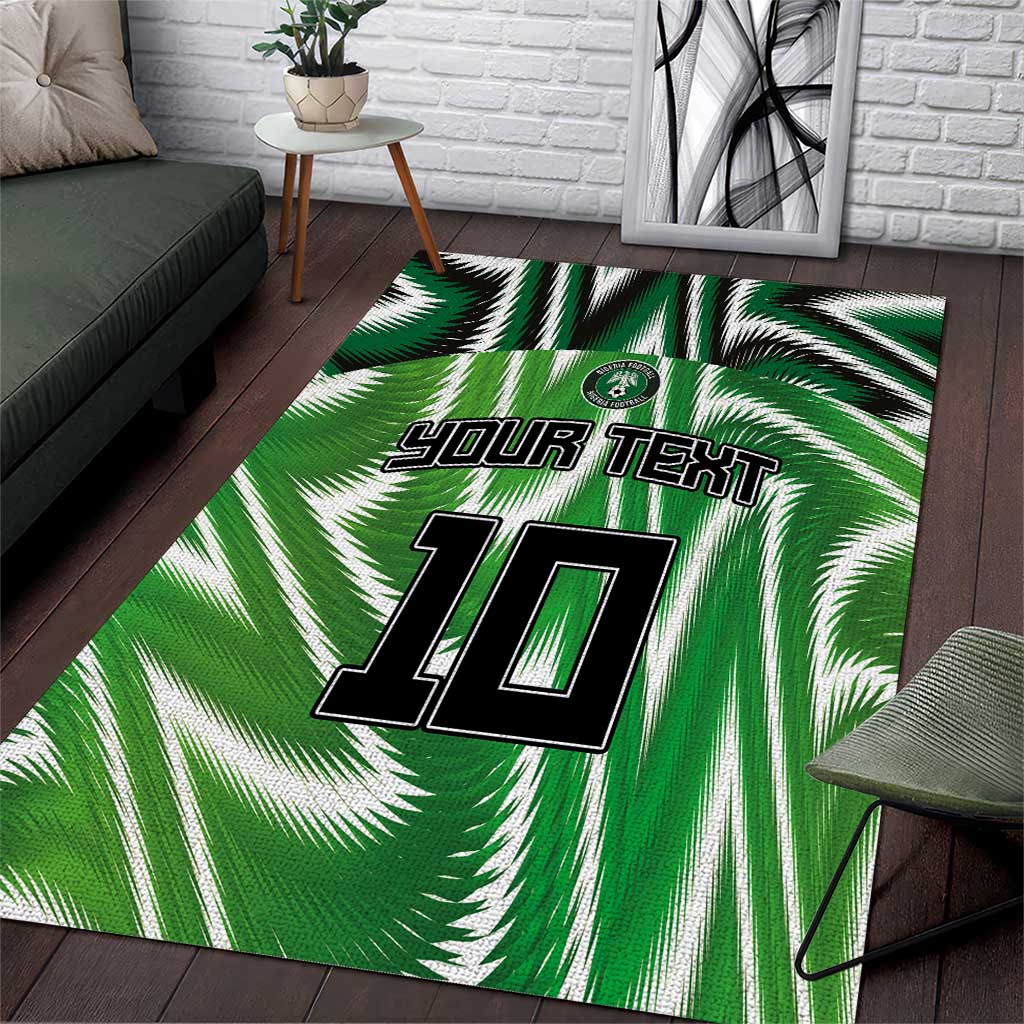 Custom Nigeria Football Area Rug Sporty Super Eagles LT03