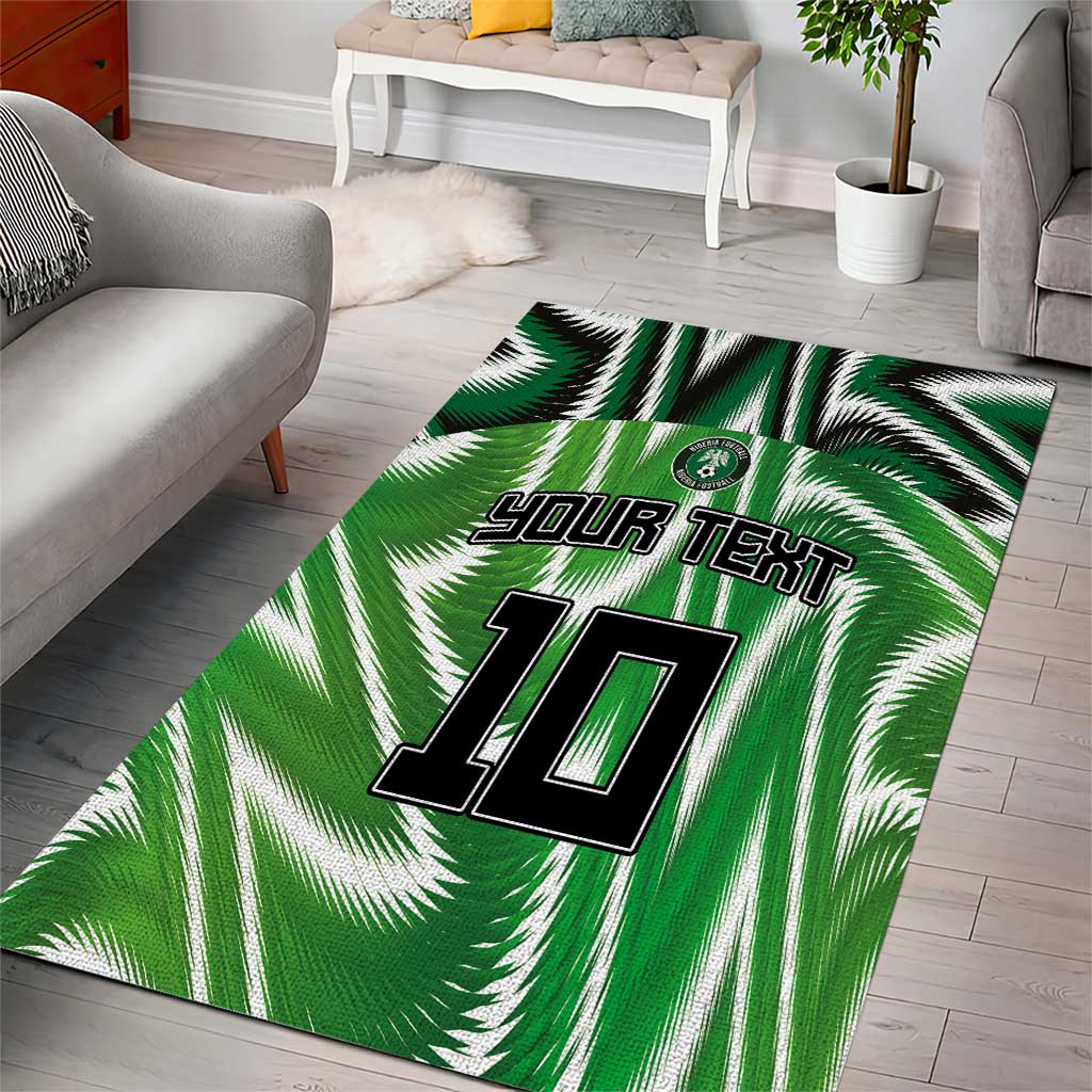 Custom Nigeria Football Area Rug Sporty Super Eagles LT03