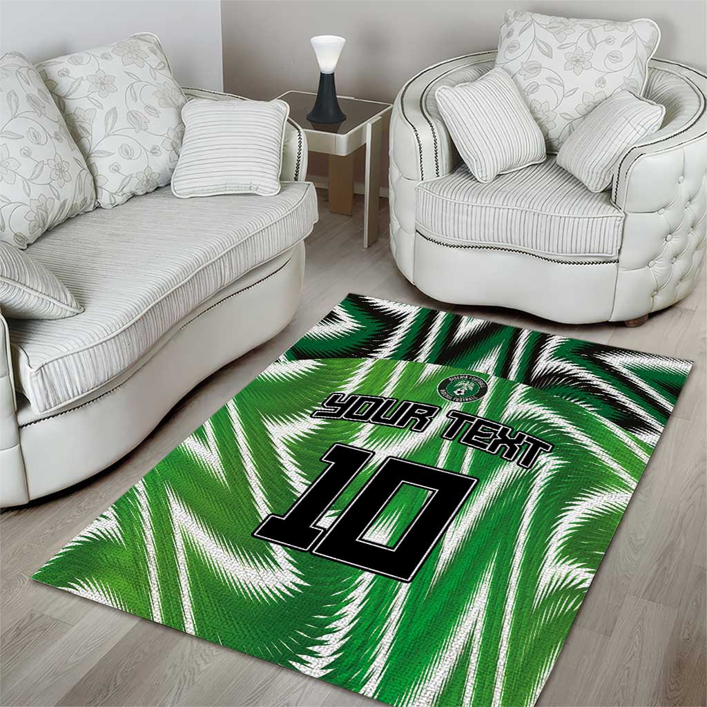 Custom Nigeria Football Area Rug Sporty Super Eagles LT03