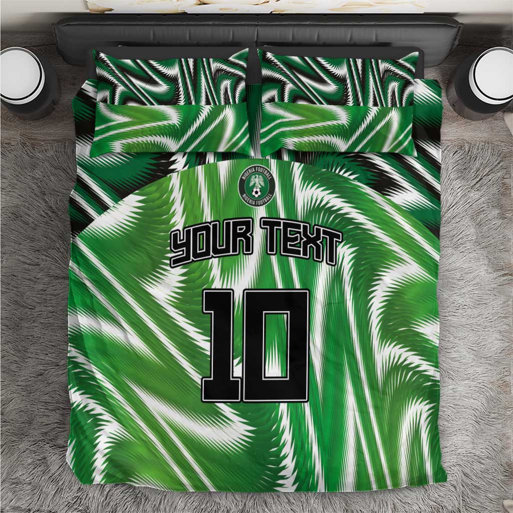 Custom Nigeria Football Bedding Set Sporty Super Eagles LT03