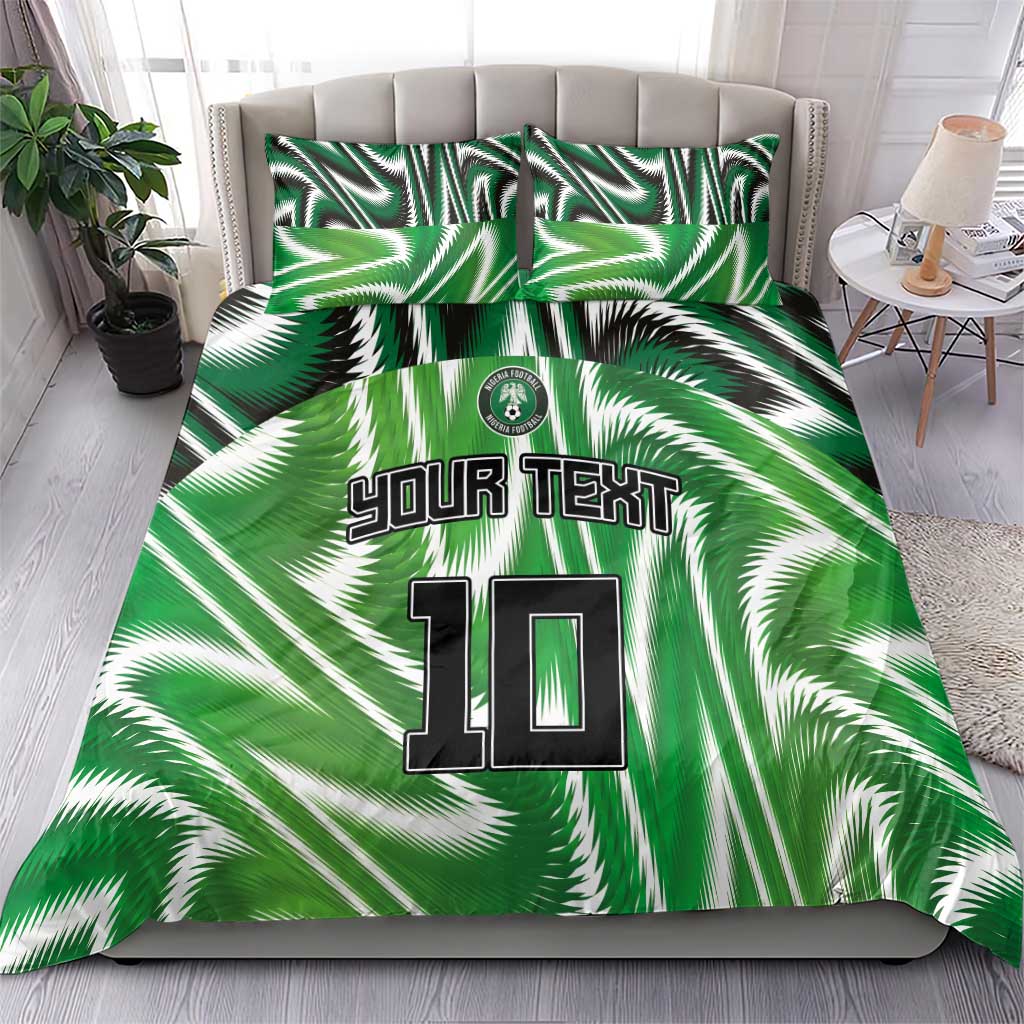 Custom Nigeria Football Bedding Set Sporty Super Eagles LT03