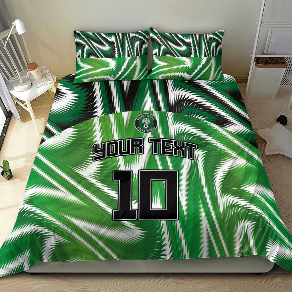 Custom Nigeria Football Bedding Set Sporty Super Eagles LT03