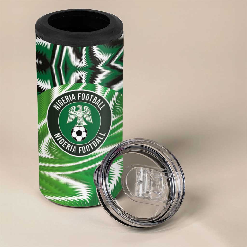 Custom Nigeria Football 4 in 1 Can Cooler Tumbler Sporty Super Eagles LT03