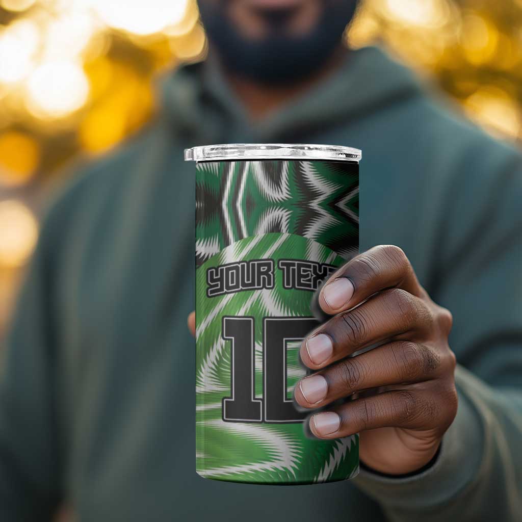 Custom Nigeria Football 4 in 1 Can Cooler Tumbler Sporty Super Eagles LT03
