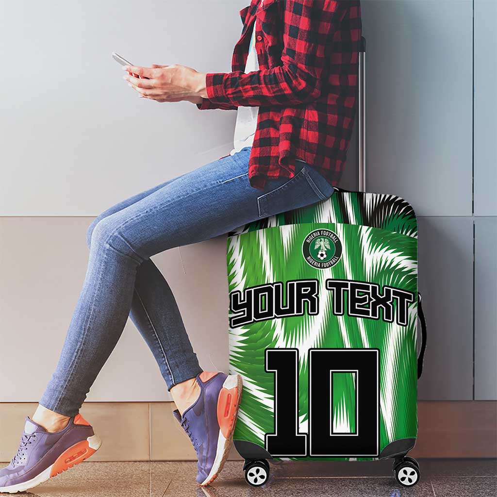 Custom Nigeria Football Luggage Cover Sporty Super Eagles LT03