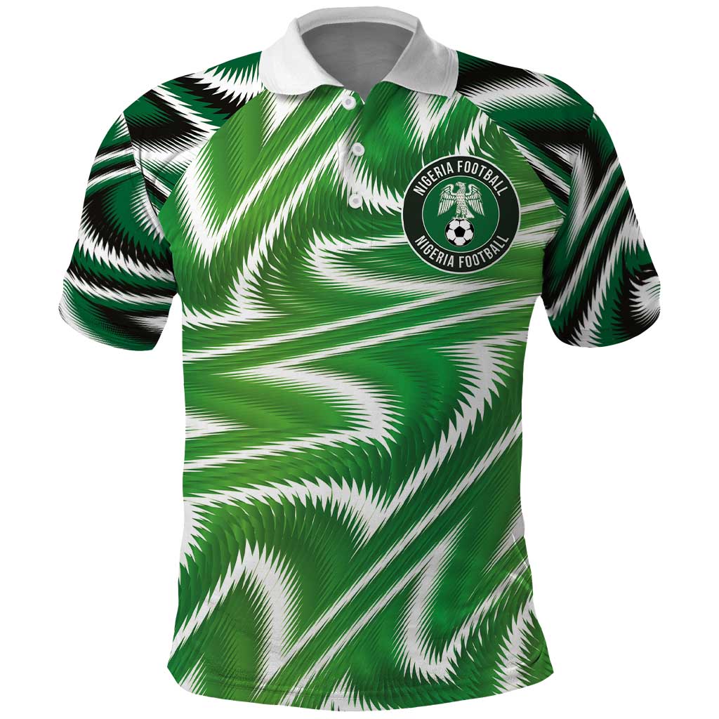 Custom Nigeria Football Polo Shirt Sporty Super Eagles LT03