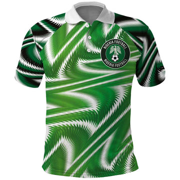 Custom Nigeria Football Polo Shirt Sporty Super Eagles LT03