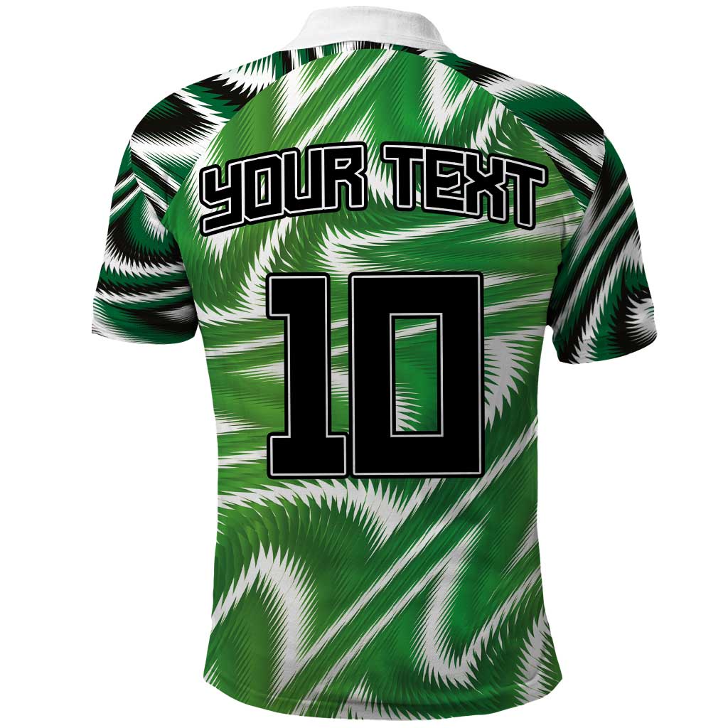 Custom Nigeria Football Polo Shirt Sporty Super Eagles LT03