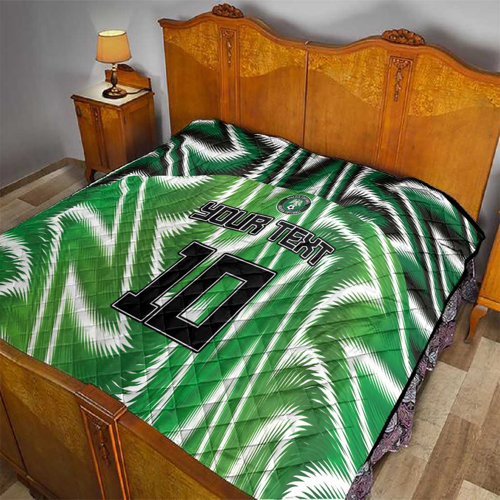 Custom Nigeria Football Quilt Sporty Super Eagles LT03