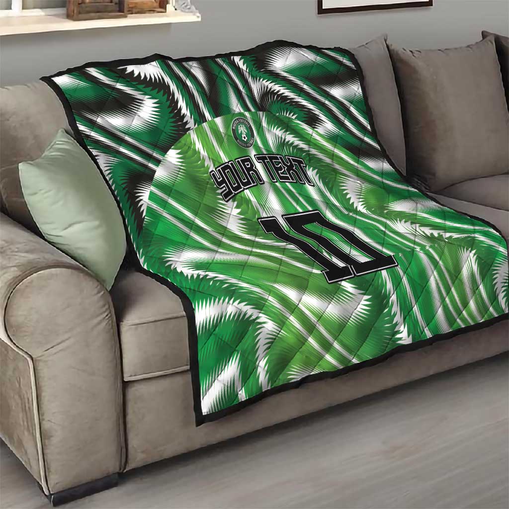 Custom Nigeria Football Quilt Sporty Super Eagles LT03